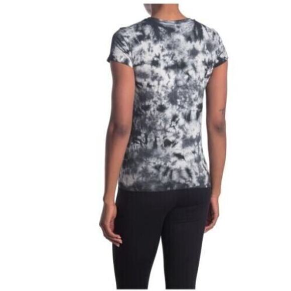 Kappa Active Women's Authentic Caspra Tie Dye Tee In Black & White Medium $50 - Picture 2 of 5